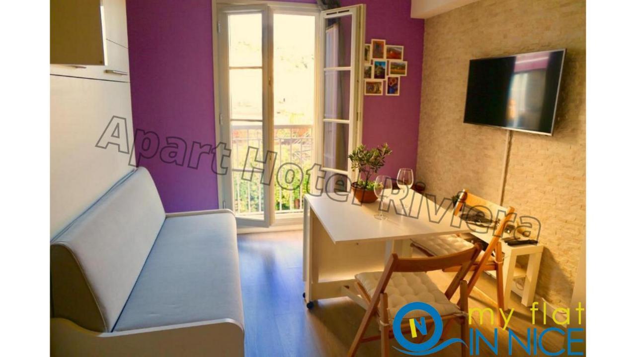 Aparthotel Riviera Nice Cote D'Azur - Old Town - Studio Ac - Sea View - 50M Promenade Des Anglais- La Maison Linda Kültér fotó