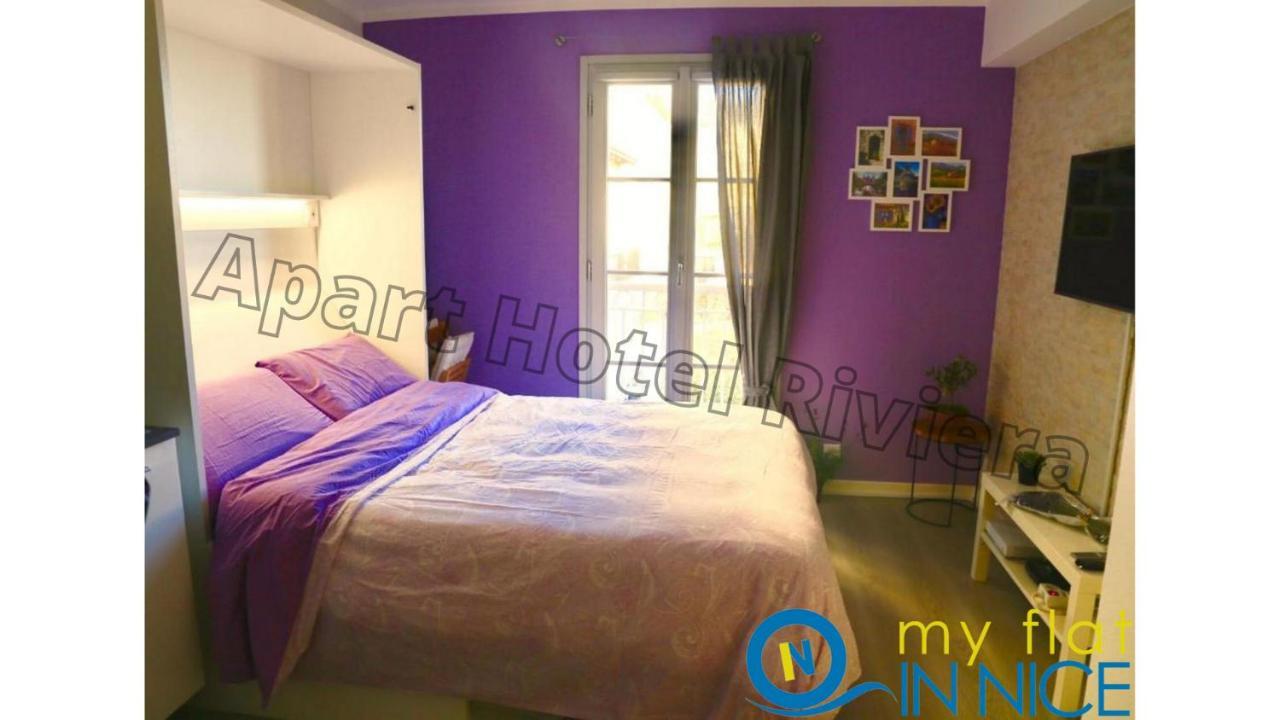 Aparthotel Riviera Nice Cote D'Azur - Old Town - Studio Ac - Sea View - 50M Promenade Des Anglais- La Maison Linda Kültér fotó