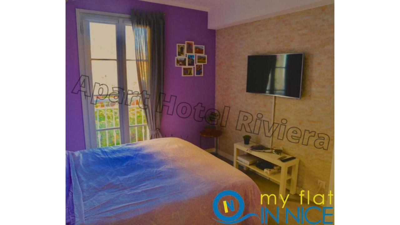 Aparthotel Riviera Nice Cote D'Azur - Old Town - Studio Ac - Sea View - 50M Promenade Des Anglais- La Maison Linda Kültér fotó