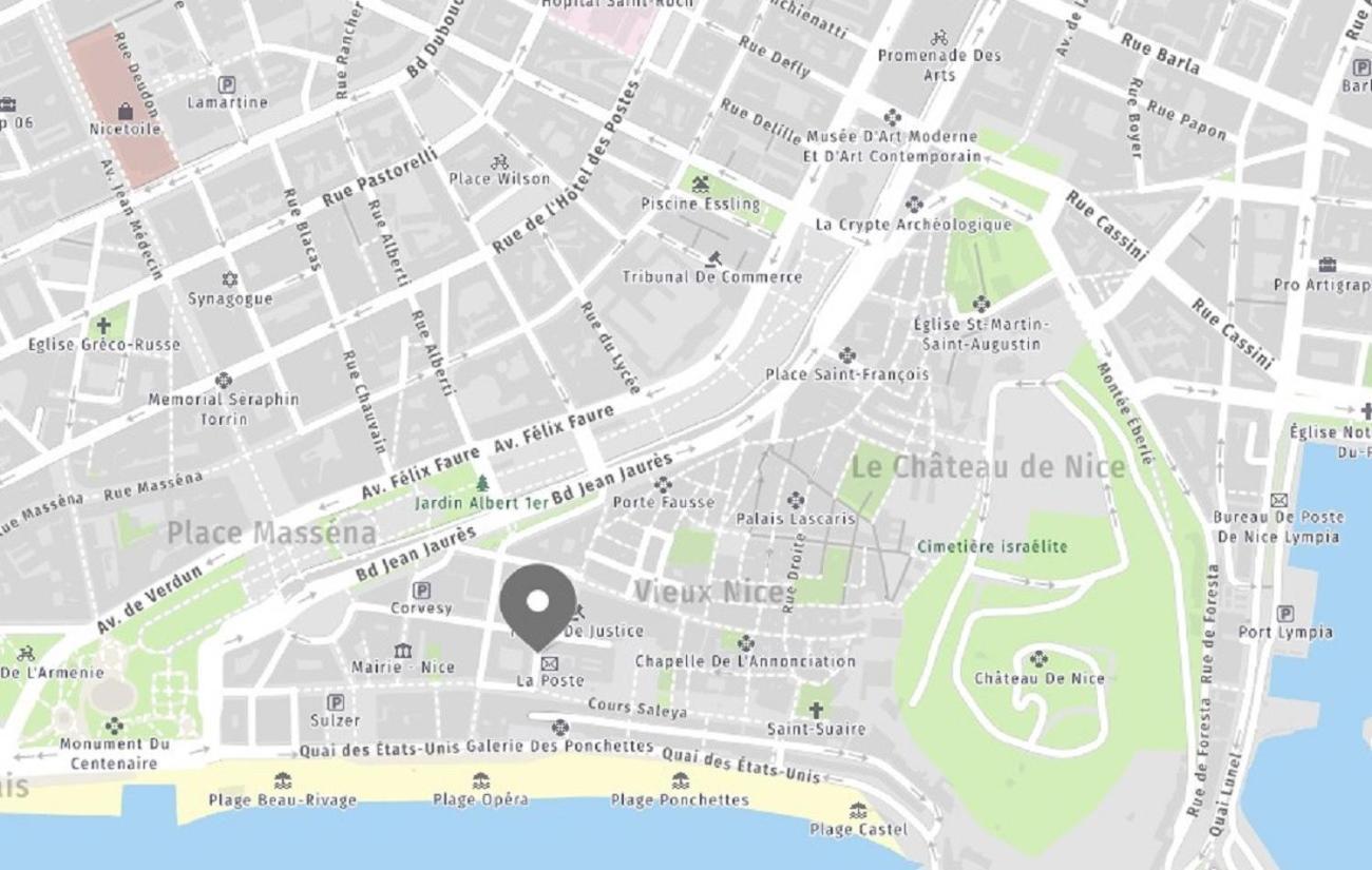 Aparthotel Riviera Nice Cote D'Azur - Old Town - Studio Ac - Sea View - 50M Promenade Des Anglais- La Maison Linda Kültér fotó
